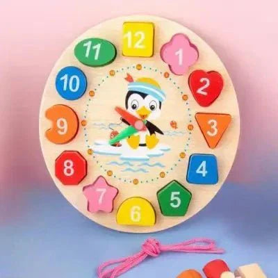 Jouet en Bois - WoodenToys™ - Horloge - EssentielBébé