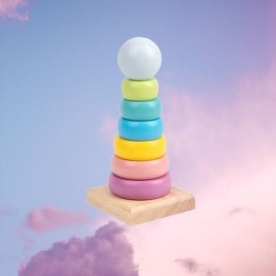 Jouet en Bois - WoodenToys™ - Tour Macaron - EssentielBébé
